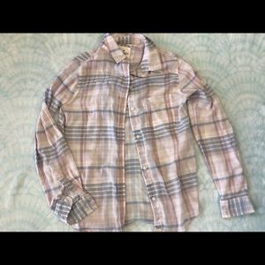 American Eagle Flannel Pastel Pink